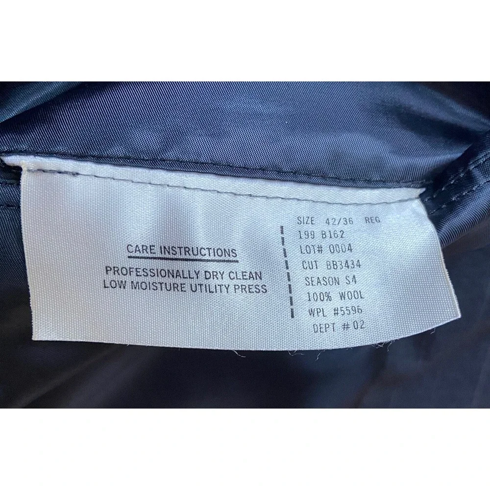 Brooks Brothers Mens Suit Jacket Size 42R Makers BrooksEase Blazer Gray Wool USA